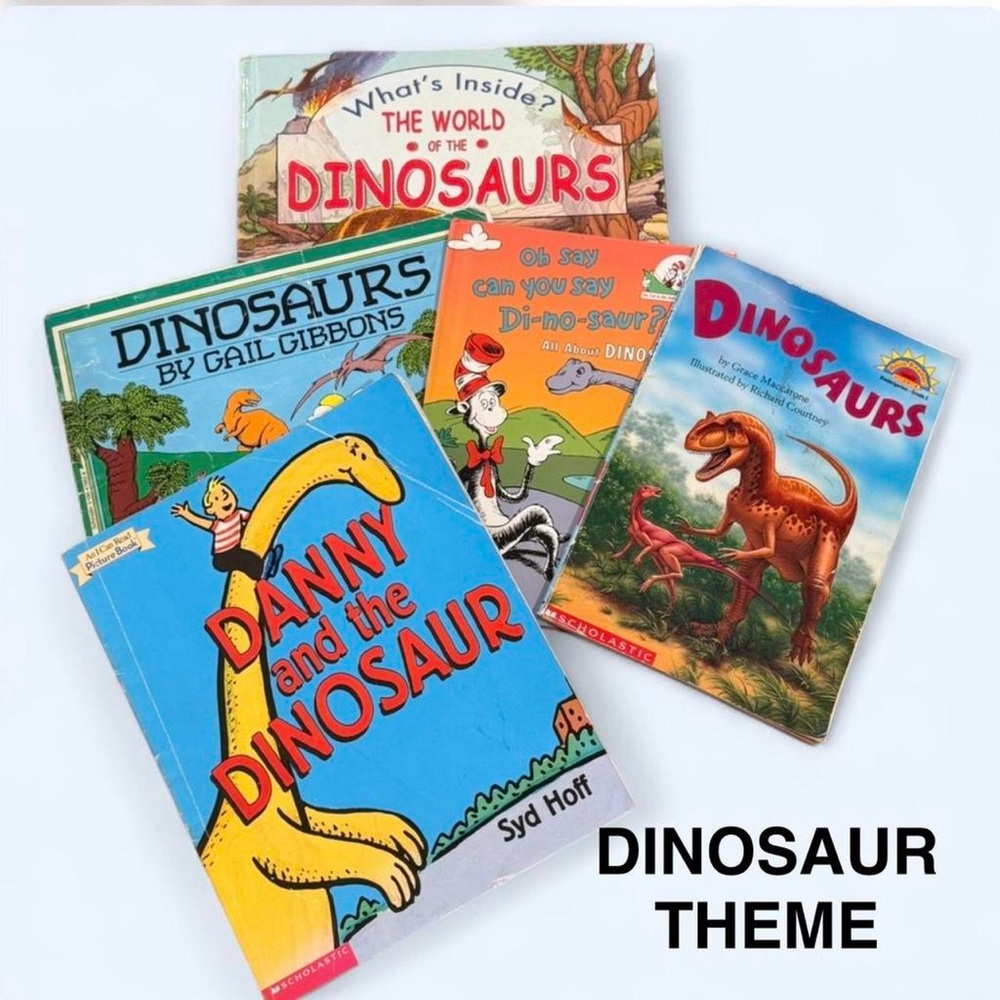 Dinosaur theme book bundle -5 books